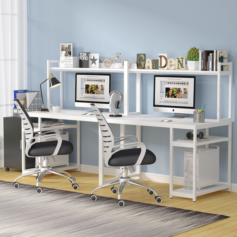 Inbox Zero Desk with Hutch